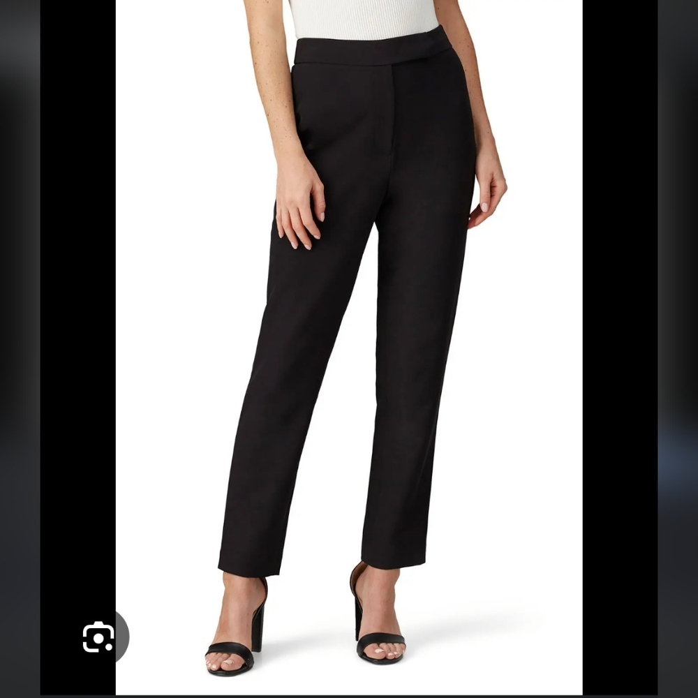 Milly Women's Classic Black Straight Leg Pants